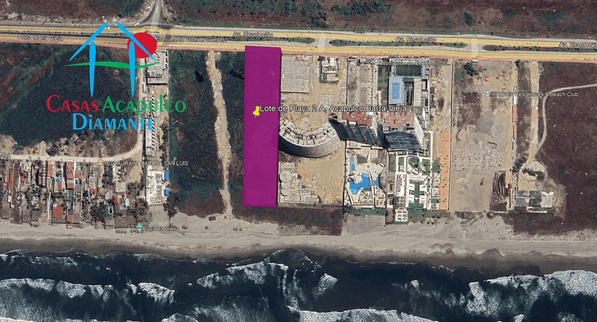 Terreno Barra Vieja Lote de playa 2A - Vista aérea 8